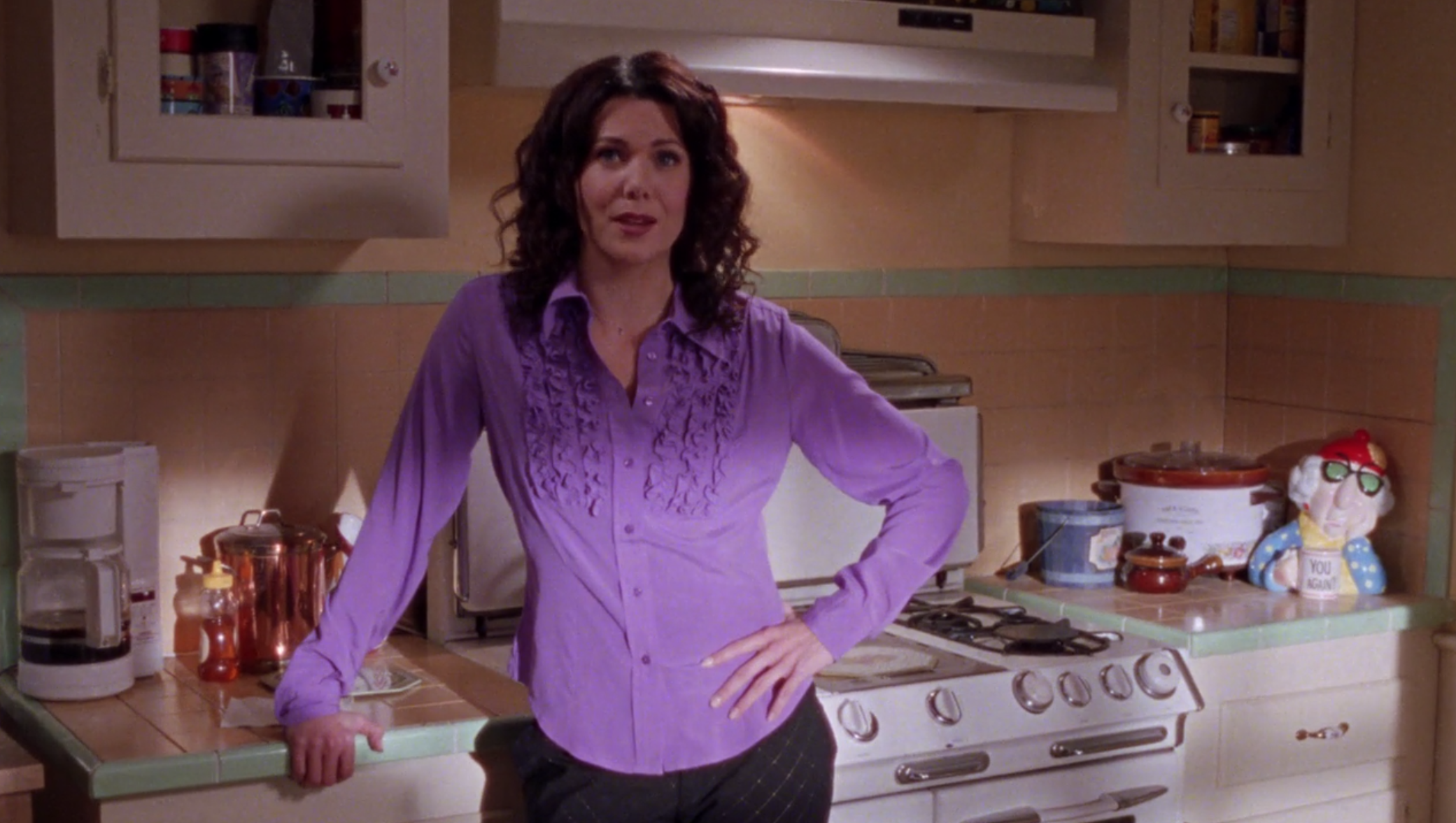 Lorelais-Gross-Purple-Ruffle-Shirt-Richard-in-Stars-Hollow-Gilmore-Girls-1