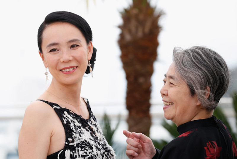 Naomi-Kawase-and-Kirin-Kiki-68th-Cannes